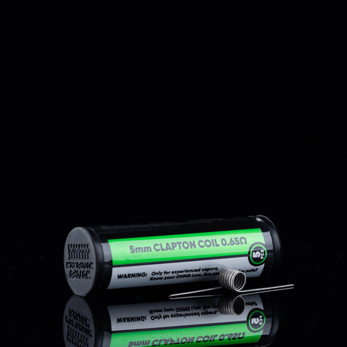 Wotofo bobina prefabricada de identificación Clapton fusionado de doble núcleo 0,65 ohmios 5mm 5 uds. | Wotofo Vape Review R226347