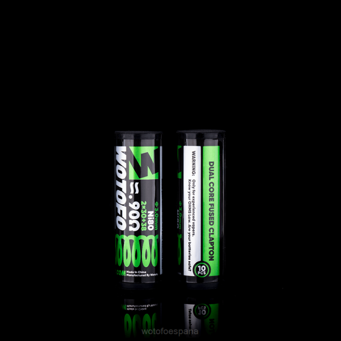 Wotofo bobinas prefabricadas Clapton fusionado de doble núcleo 0,28 ohmios 10 Uds. | Vaporizador Wotofo R226314