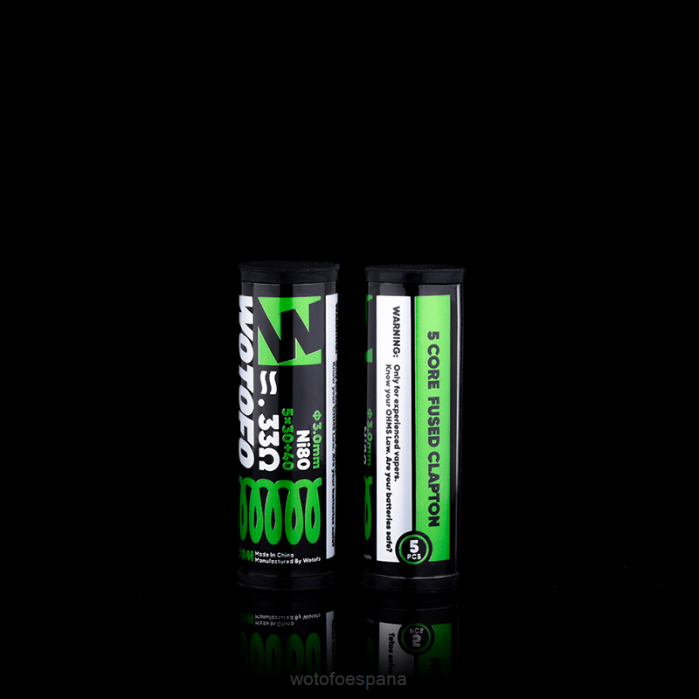 Wotofo bobinas prefabricadas Clapton fusionado de doble núcleo 0,28 ohmios 10 Uds. | Vaporizador Wotofo R226314