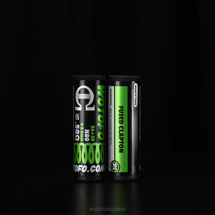 Wotofo bobinas prefabricadas Clapton fusionado de doble núcleo 0,28 ohmios 10 Uds. | Vaporizador Wotofo R226314