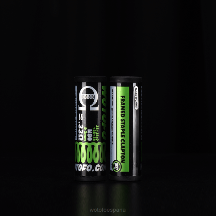 Wotofo bobinas prefabricadas Clapton fusionado de doble núcleo 0,28 ohmios 10 Uds. | Vaporizador Wotofo R226314