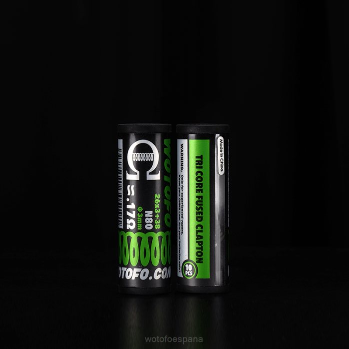 Wotofo bobinas prefabricadas Clapton fusionado de doble núcleo 0,28 ohmios 10 Uds. | Vaporizador Wotofo R226314