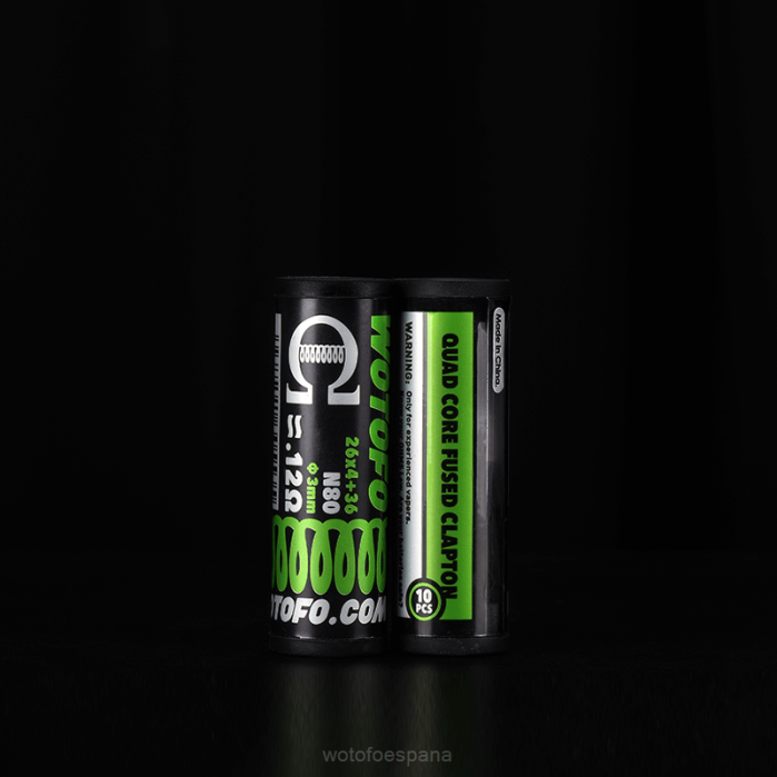 Wotofo bobinas prefabricadas Clapton fusionado de doble núcleo 0,28 ohmios 10 Uds. | Vaporizador Wotofo R226314