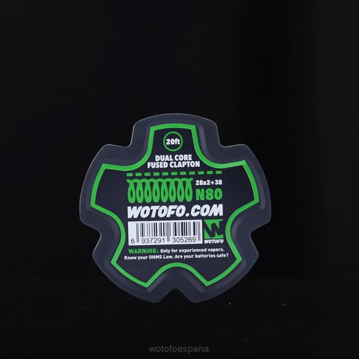 Wotofo carrete de alambre prefabricado Clapton fusionado de doble núcleo - 28*2+38 | Wotofo Shop Online R226345