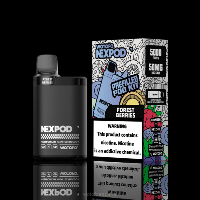 Wotofo NEXPOD kit de 50 mg caja todo incluido | Wotofo Madrid R22612