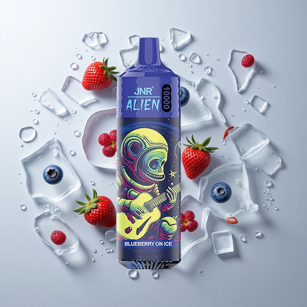 Arándano Azul Helado JNR Alien 10000 Caladas con Batería 850mAh y Tipo-C