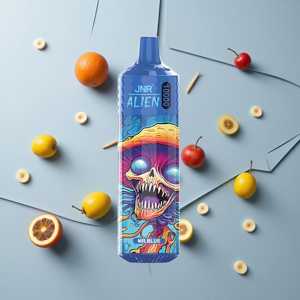 Azul Señor JNR Alien 10000 Caladas con 850mAh y 20ml de E-líquido