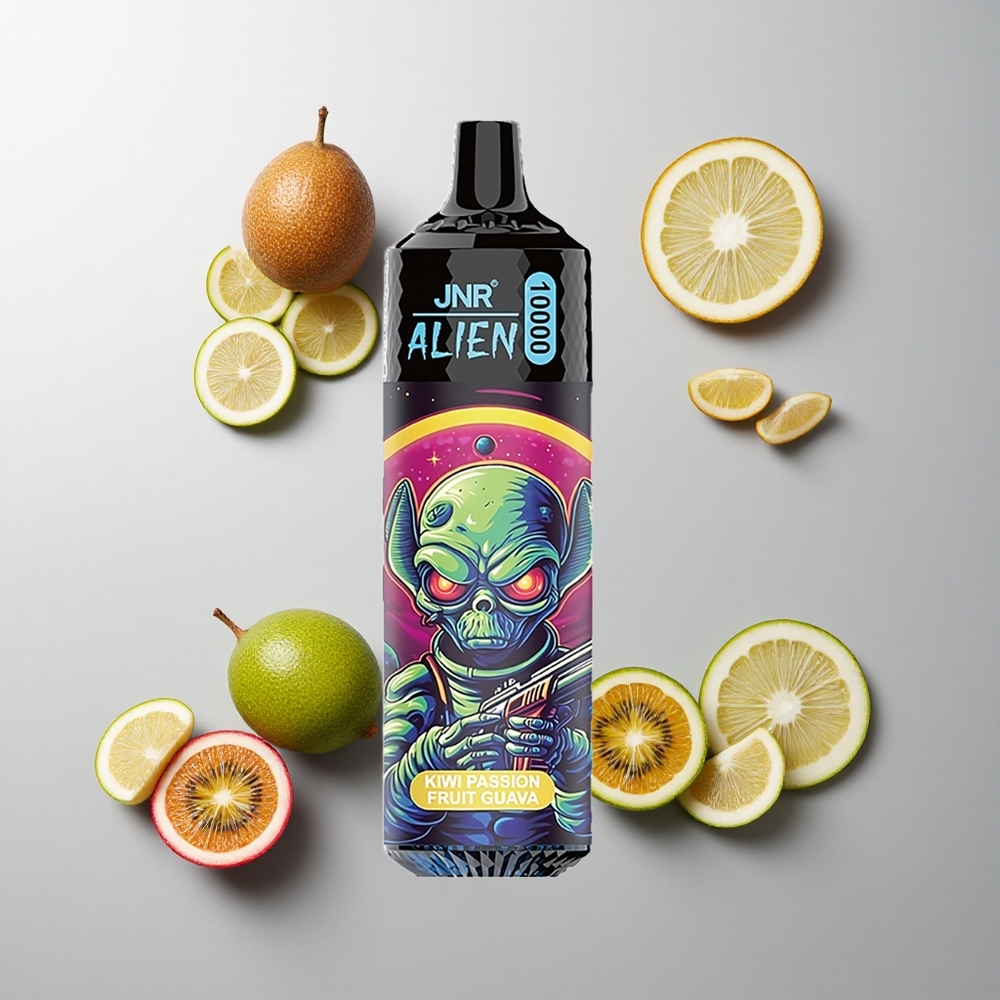 Kiwi Maracuyá Guayaba JNR Alien 10000 Caladas 850mAh Tipo-C