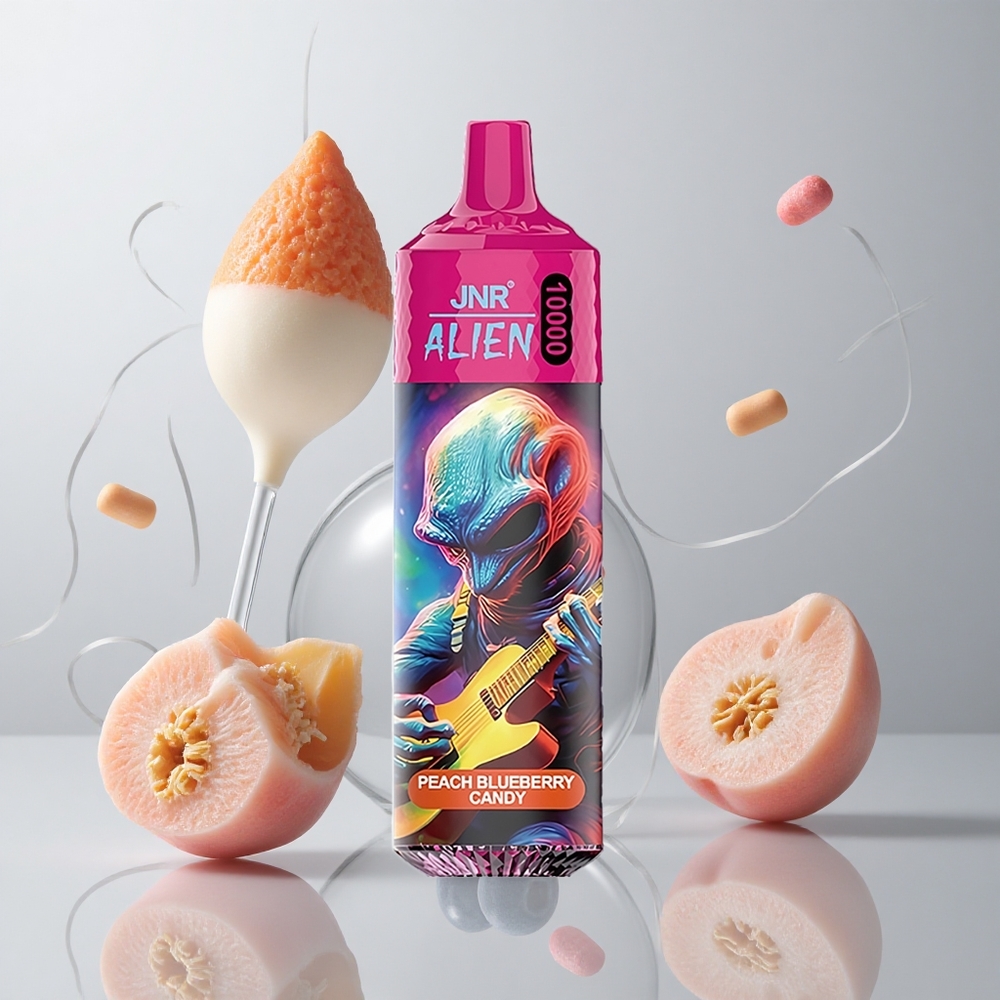 Melocotón Arándano JNR Alien 10000 Caladas 850mAh 20ml