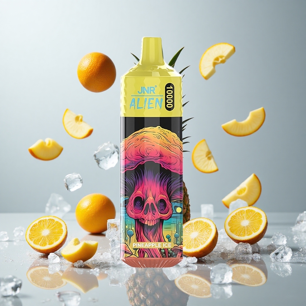 Piña Helada JNR Alien 10000 Caladas con 20ml de E-líquido y Carga Rápida Type-C