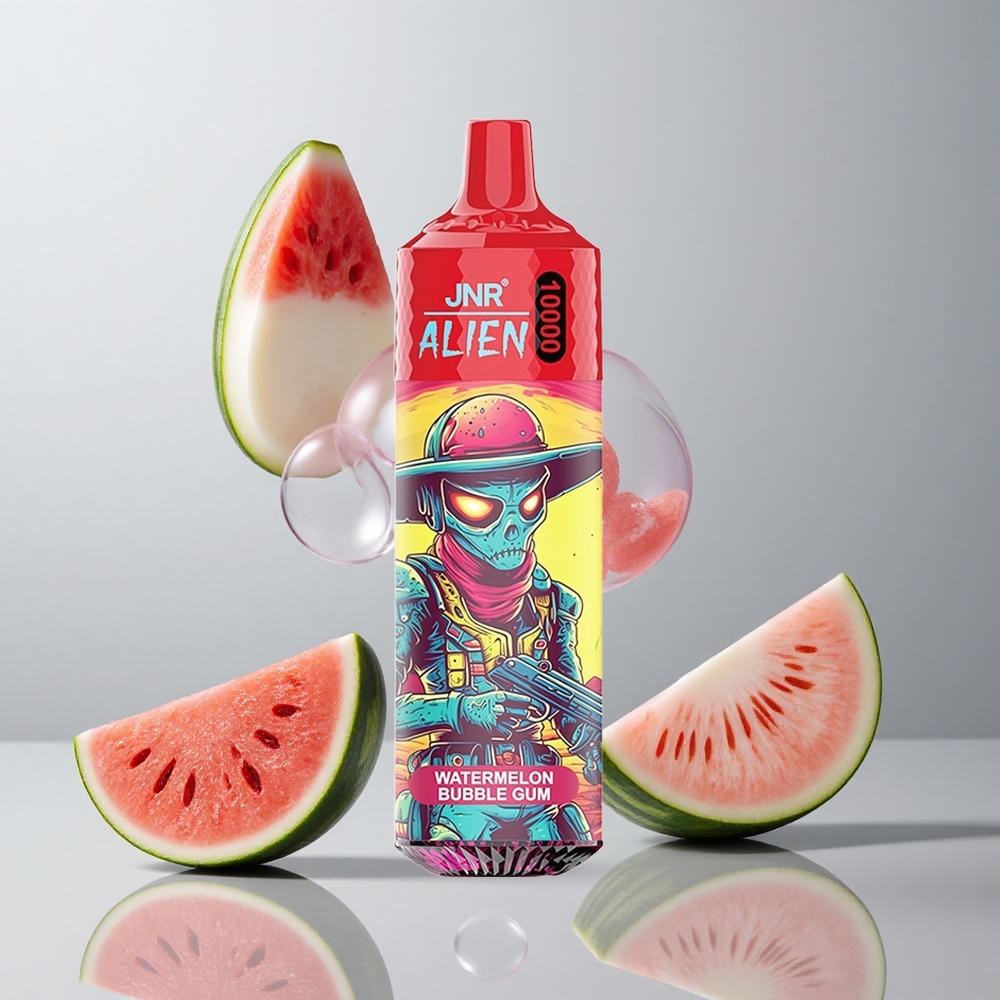 Sandía Chicle JNR Alien 10000 Caladas 20ml RGB