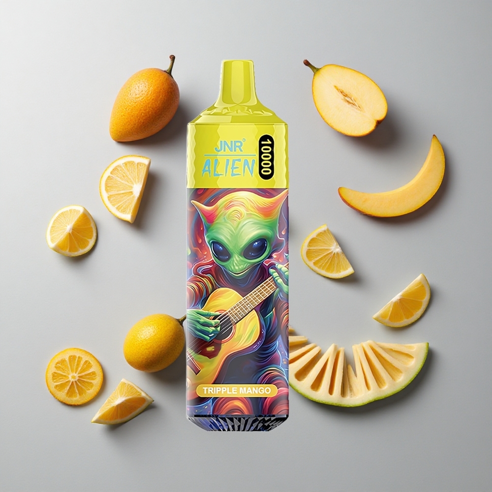 Triple Mango JNR Alien 10000 Caladas con 850mAh y Tipo-C Carga Rápida