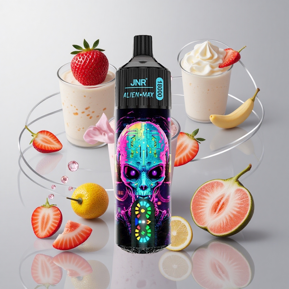 Fresa Hubba Bubba JNR Alien Max 18000 Caladas Pantalla LED Inteligente y Doble Bobina de Malla