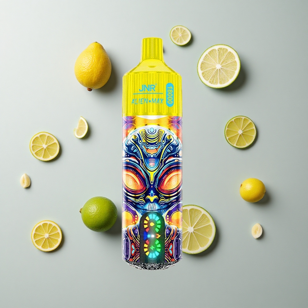 Limón y Lima JNR Alien Max 18000 Caladas Pantalla LED Inteligente y Doble Bobina Mesh