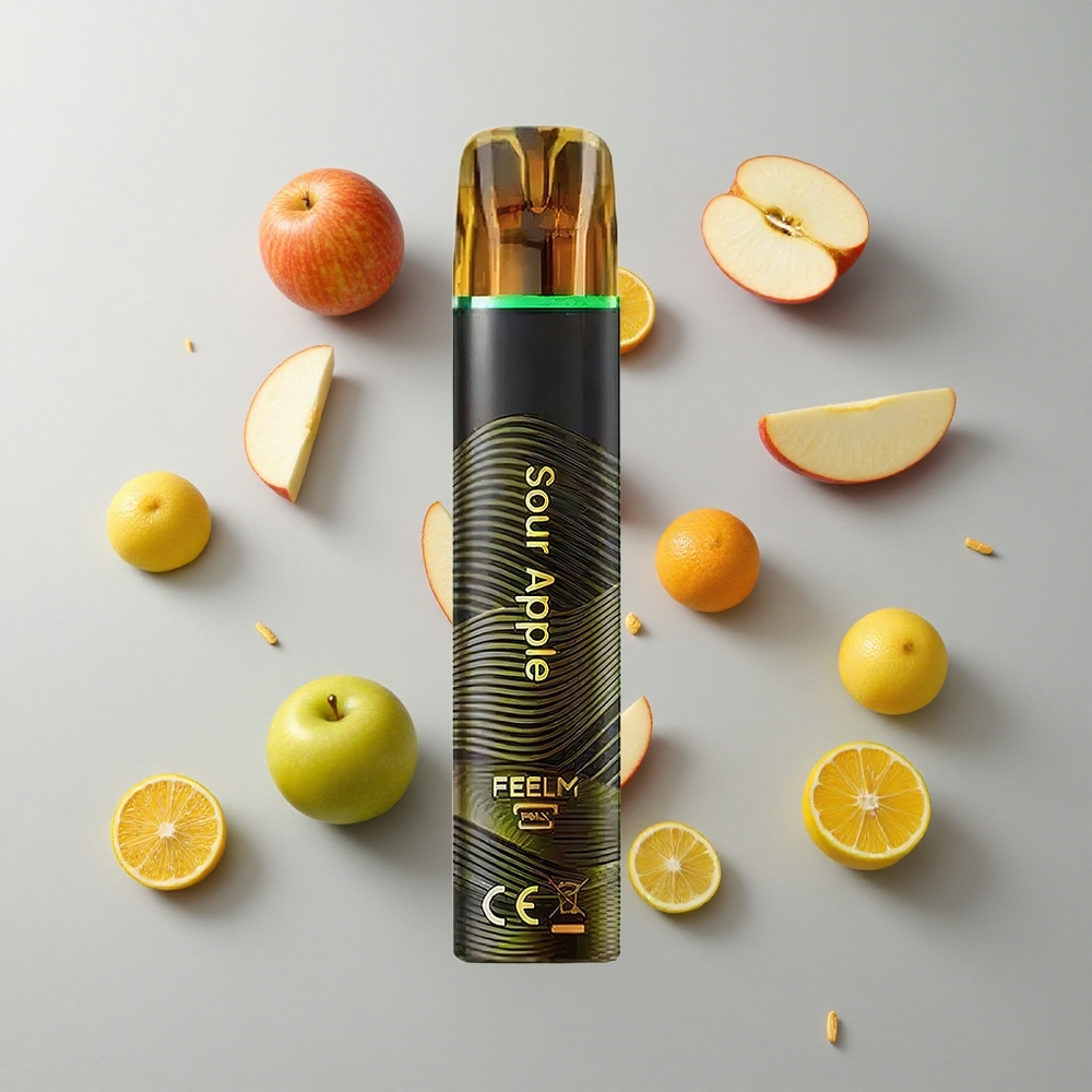 Manzana Ácida JNR Black&Golden 800 Caladas Sin Carga 2ml
