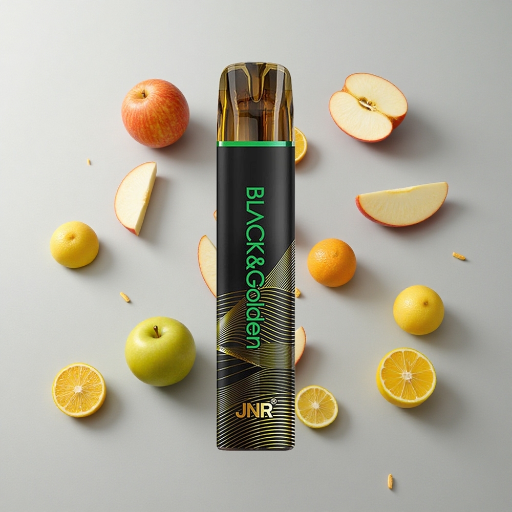 Manzana Ácida JNR Black&Golden 800 Caladas Sin Carga 2ml