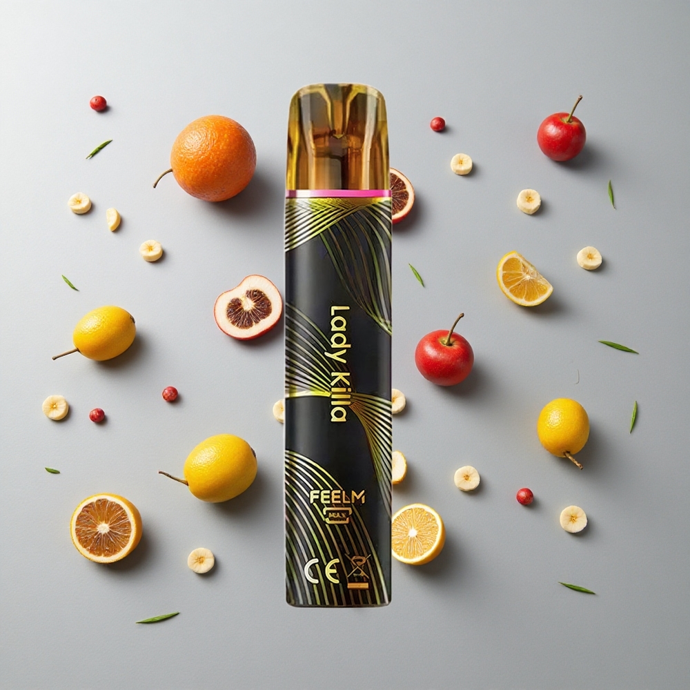 Negro&Dorado JNR Black&Golden 800 Caladas Sin Carga Disposable Vape Lady Killer