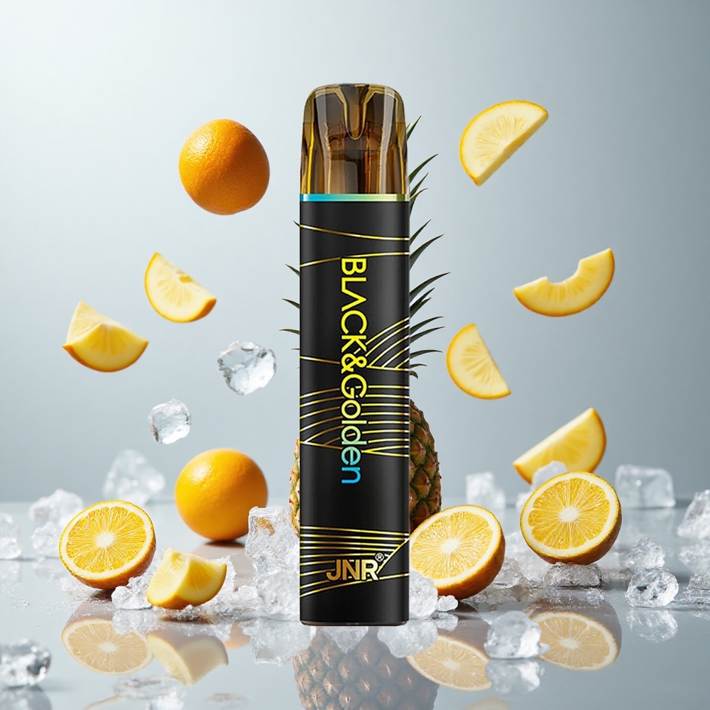 Piña Hielo JNR Black&Golden 800 Caladas Sin Carga 2ml