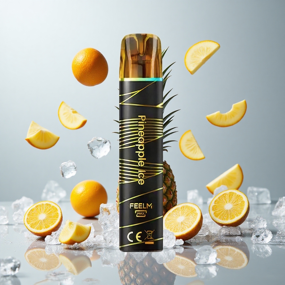 Piña Hielo JNR Black&Golden 800 Caladas Sin Carga 2ml