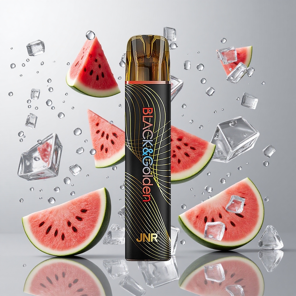 Sandía Hielo JNR Black&Golden 800 Caladas Sin Carga 550mAh