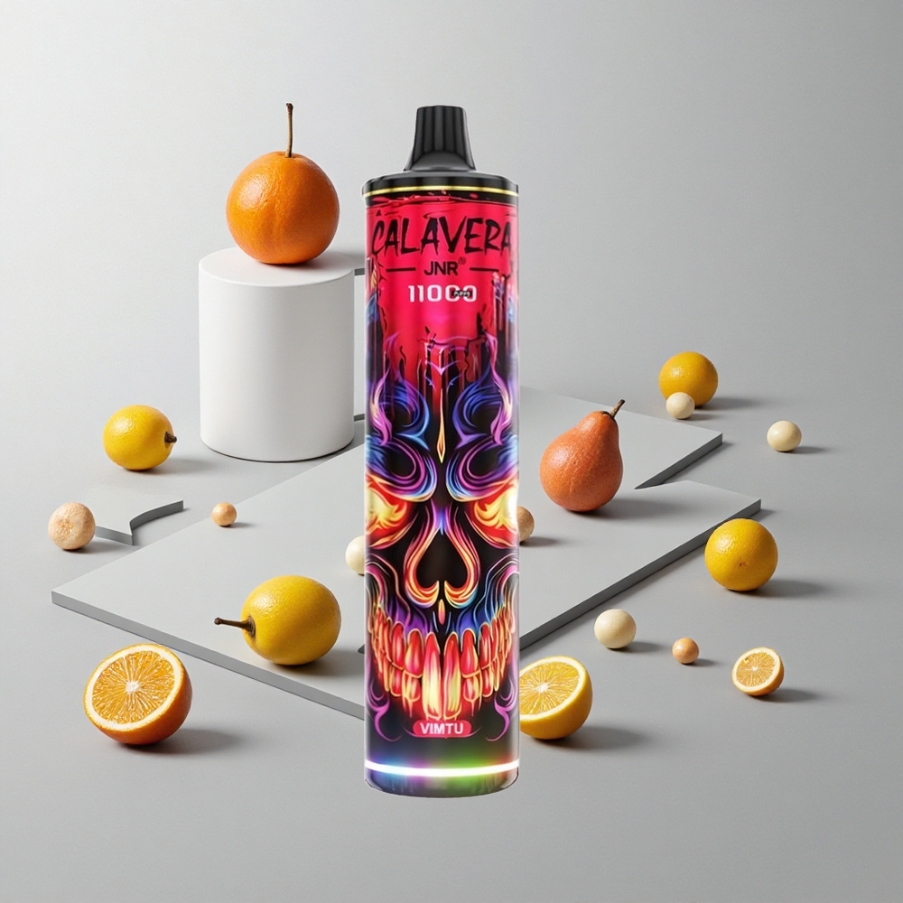 Fresa y Menta JNR Calavera 11000 Caladas Tipo-C 850mAh