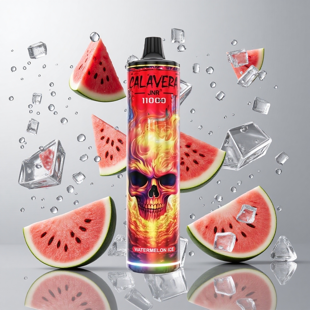 Sandía Helada JNR Calavera 11000 Caladas Tipo-C Recargable 850mAh
