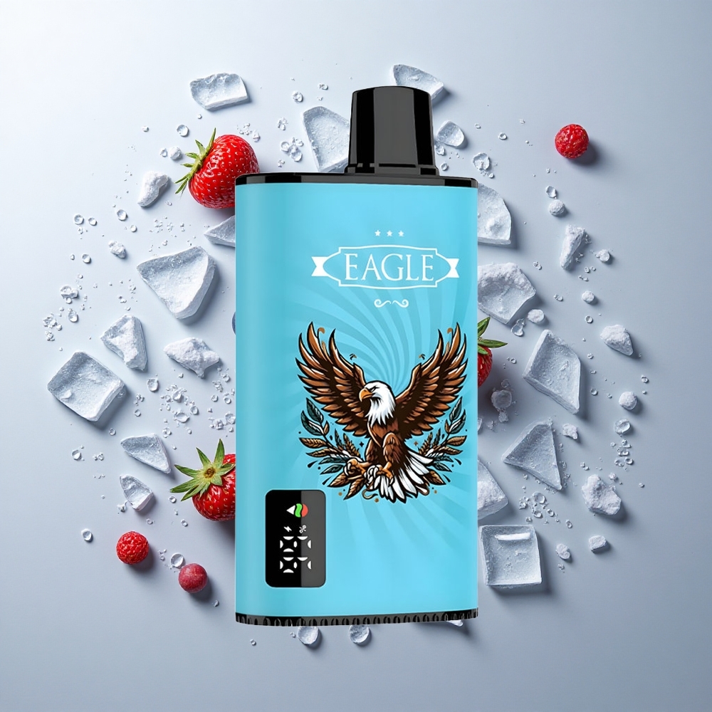 Arándano Azul Helado JNR EAGLE Smart 23000 Caladas Pantalla Digital y Bobina Mesh 1.0ohm