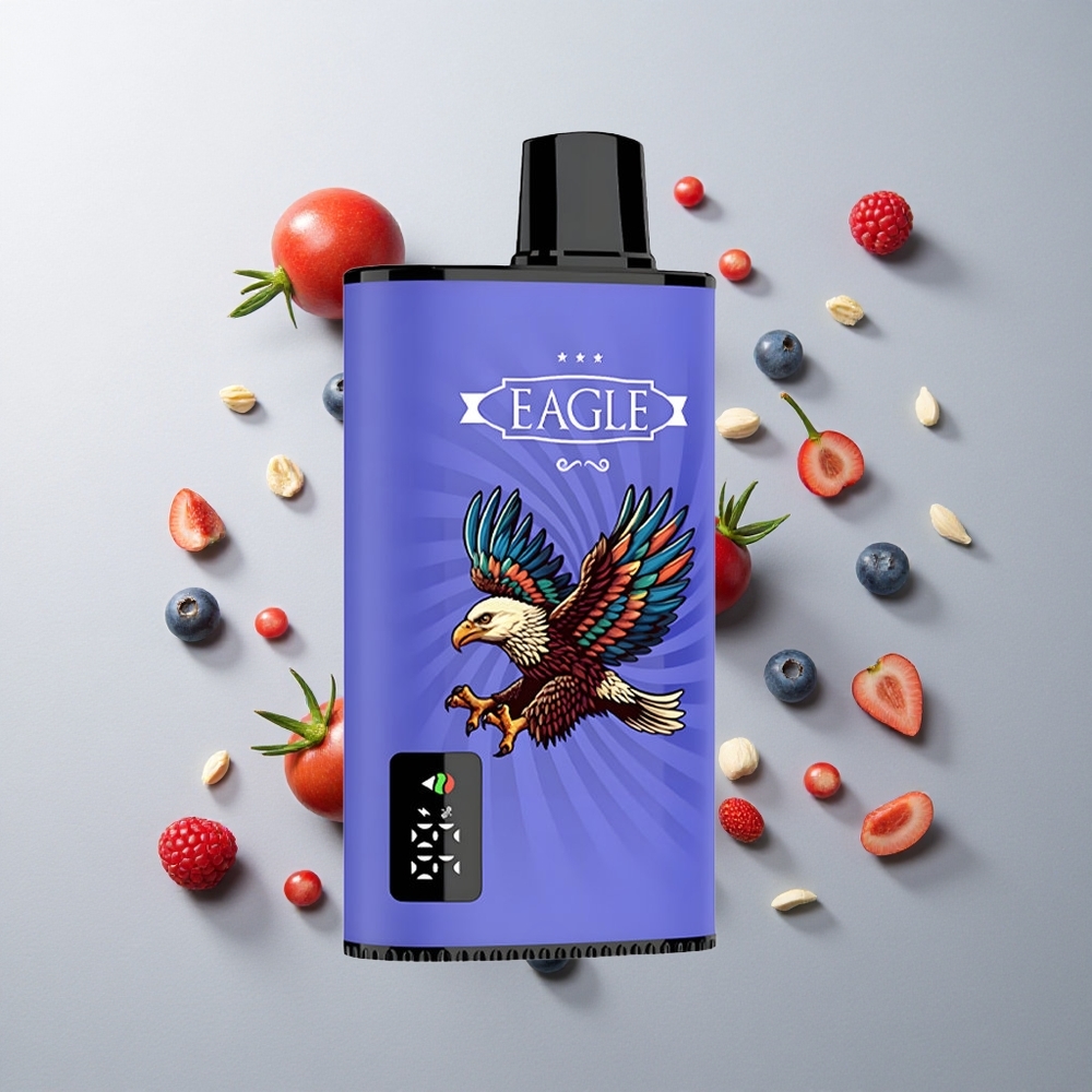 Arándano Frambuesa Cereza JNR EAGLE Smart 23000 Caladas Pantalla Digital Batería 750mAh
