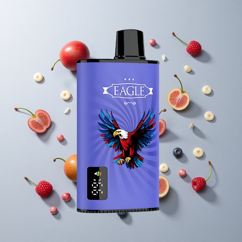 Frambuesa Azul Cereza JNR EAGLE Smart 23000 Caladas Pantalla Digital Tipo-C