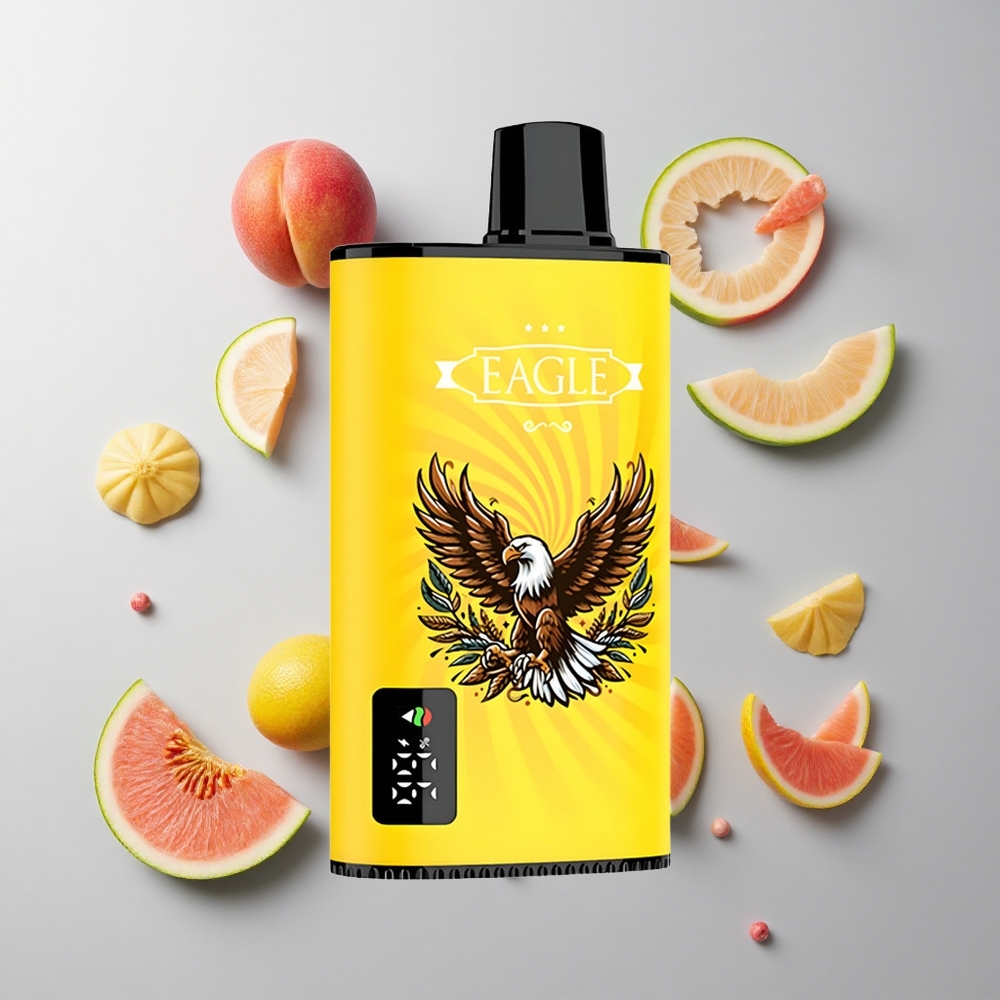 Melocotón Mango Sandía JNR EAGLE Smart 23000 Caladas Pantalla Digital Bobina Mesh 1.0ohm