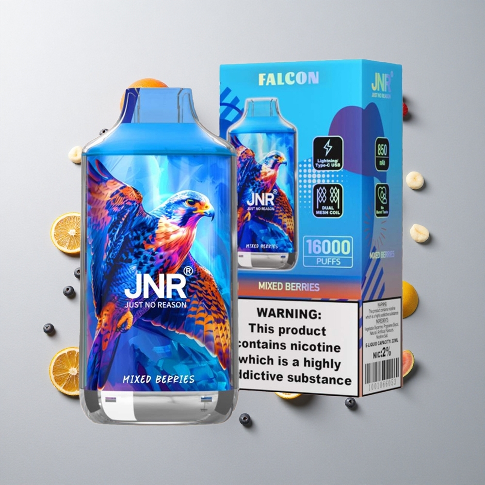 Bayas Mixtas JNR Falcon 16000 Caladas Pantalla LED Inteligente Tipo C