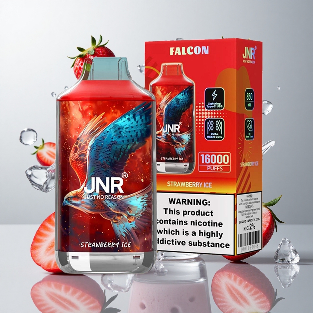 Fresa Helada JNR Falcon 16000 Caladas 22ml Dual Malla