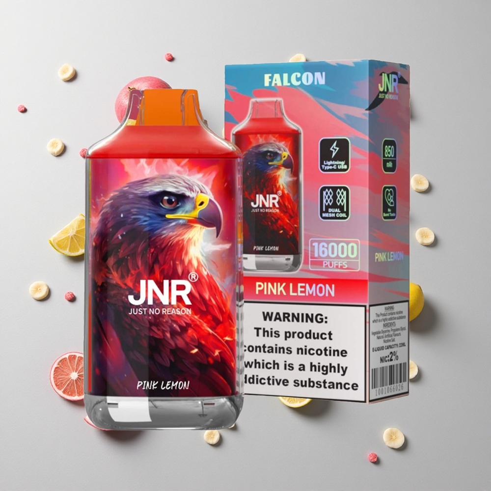 Limón Rosa JNR Falcon 16000 Caladas Dual Malla & 22ml