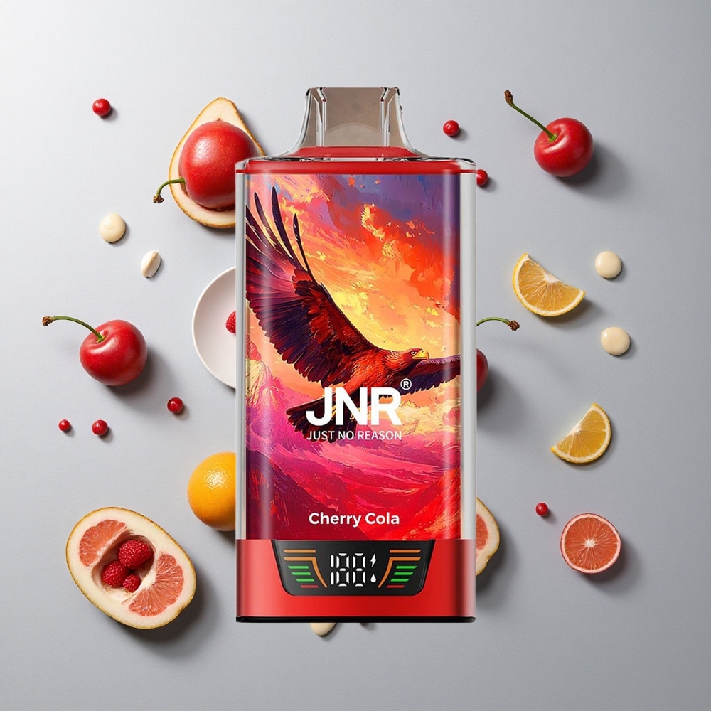 Cereza Cola JNR Falcon Pro 28000 Caladas con Pantalla Inteligente y Batería 950mAh