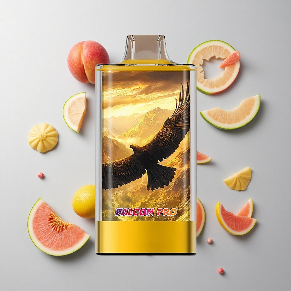 Durazno Mango Sandía JNR Falcon Pro 28000 Caladas 30ml 5% Nicotina