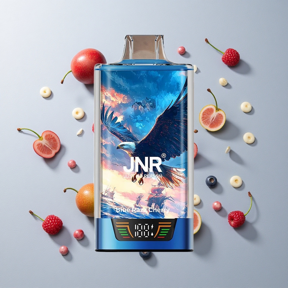 Frambuesa Azul Cereza JNR Falcon Pro 28000 Caladas 30ml Recargable
