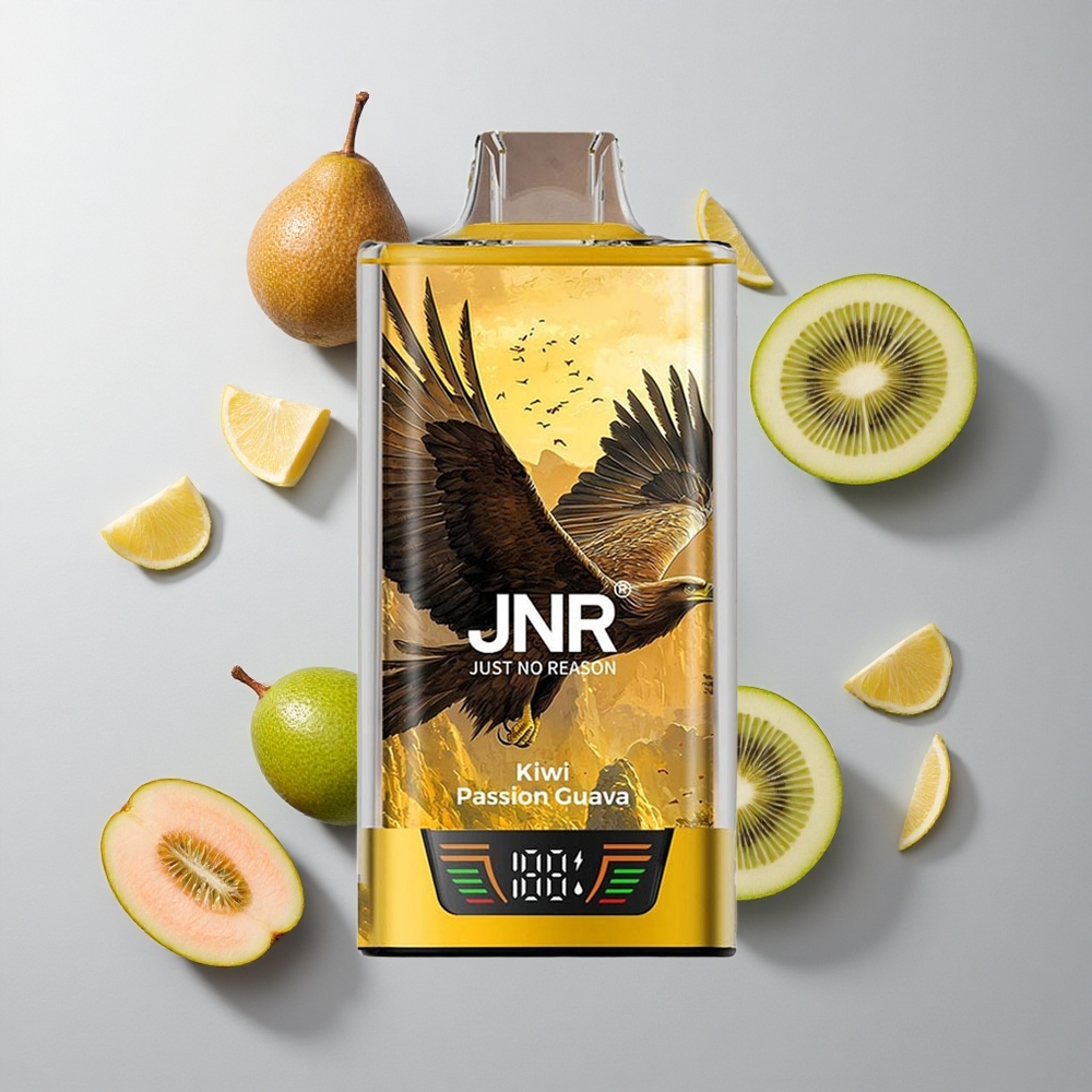 Kiwi Maracuyá JNR Falcon Pro 28000 Caladas 30ml Pantalla Inteligente