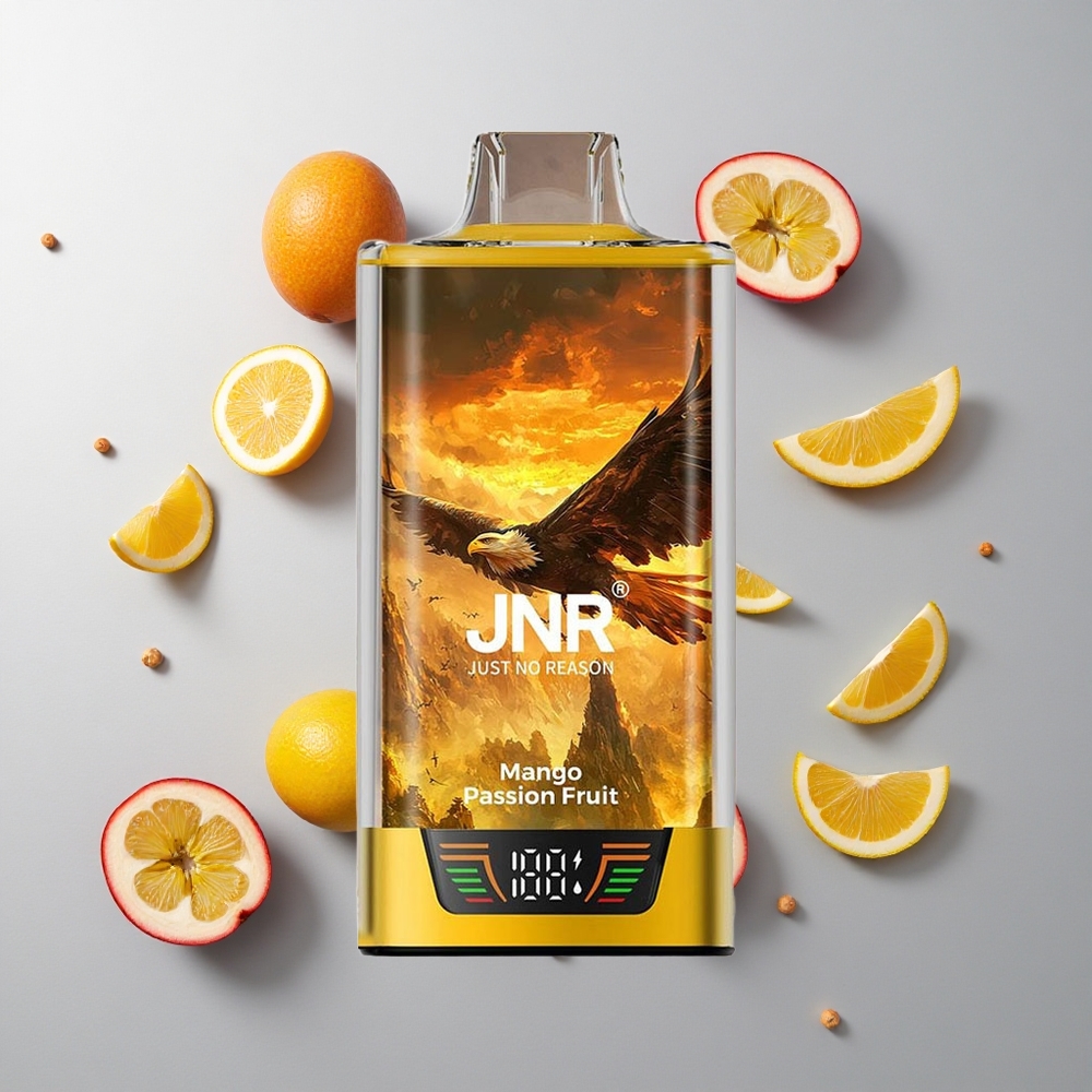 Mango Maracuyá JNR Falcon Pro 28000 Caladas 30ml Recargable