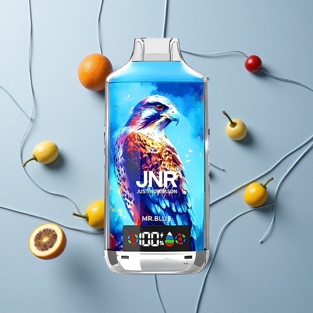 Azul Señor JNR Falcon X 18000 Caladas Pantalla Digital y Doble Malla Dual Core