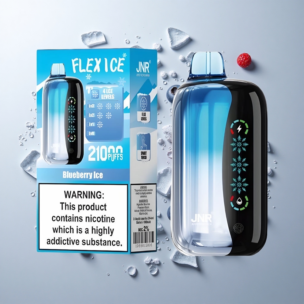 Arándano Helado JNR Flex Ice 21000 Caladas Pantalla Táctil