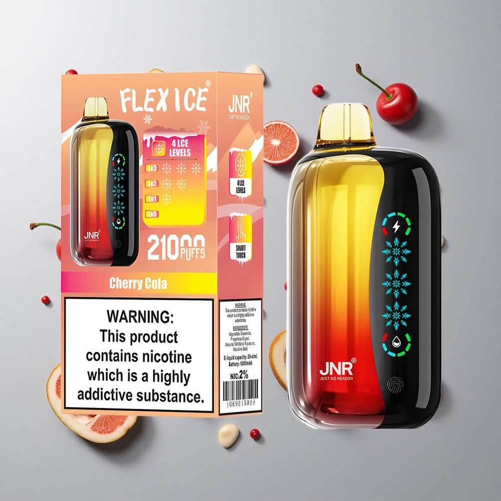 Cereza Cola JNR Flex Ice 21000 Caladas Pantalla Táctil