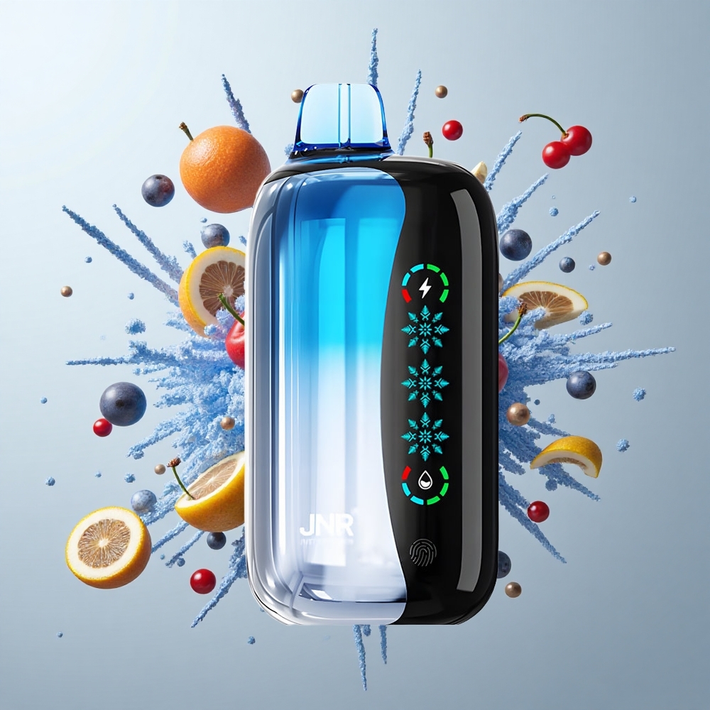 Explosión Cereza Azul JNR Flex Ice 21000 Caladas Pantalla Táctil