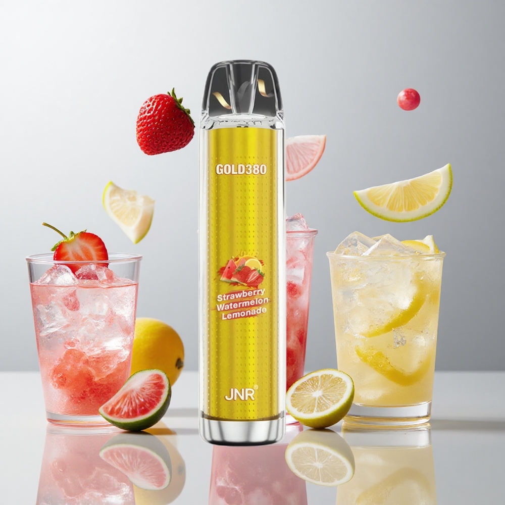 Fresa Sandía Limonada JNR Gold380 6000 Caladas 13ml Capacidad de Líquido