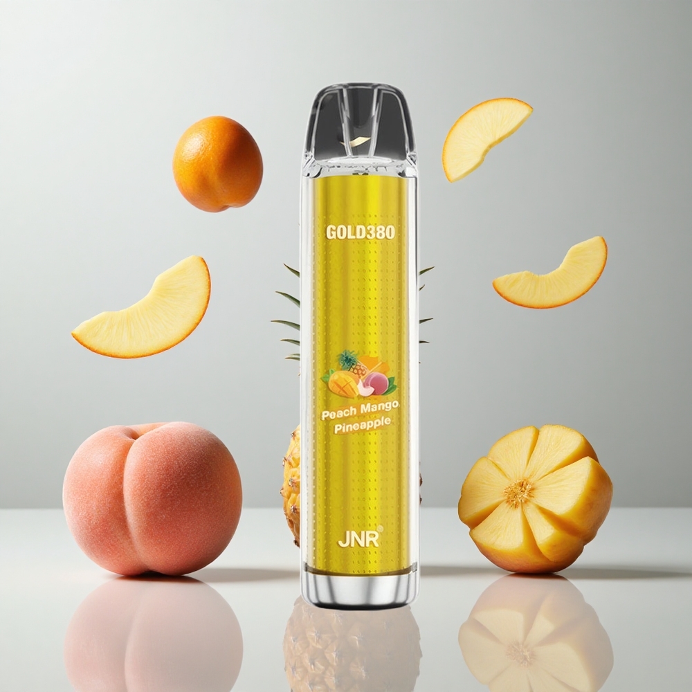 Melocotón Mango Piña JNR Gold380 6000 Caladas Batería 1500mAh Bobina 1.0ohm
