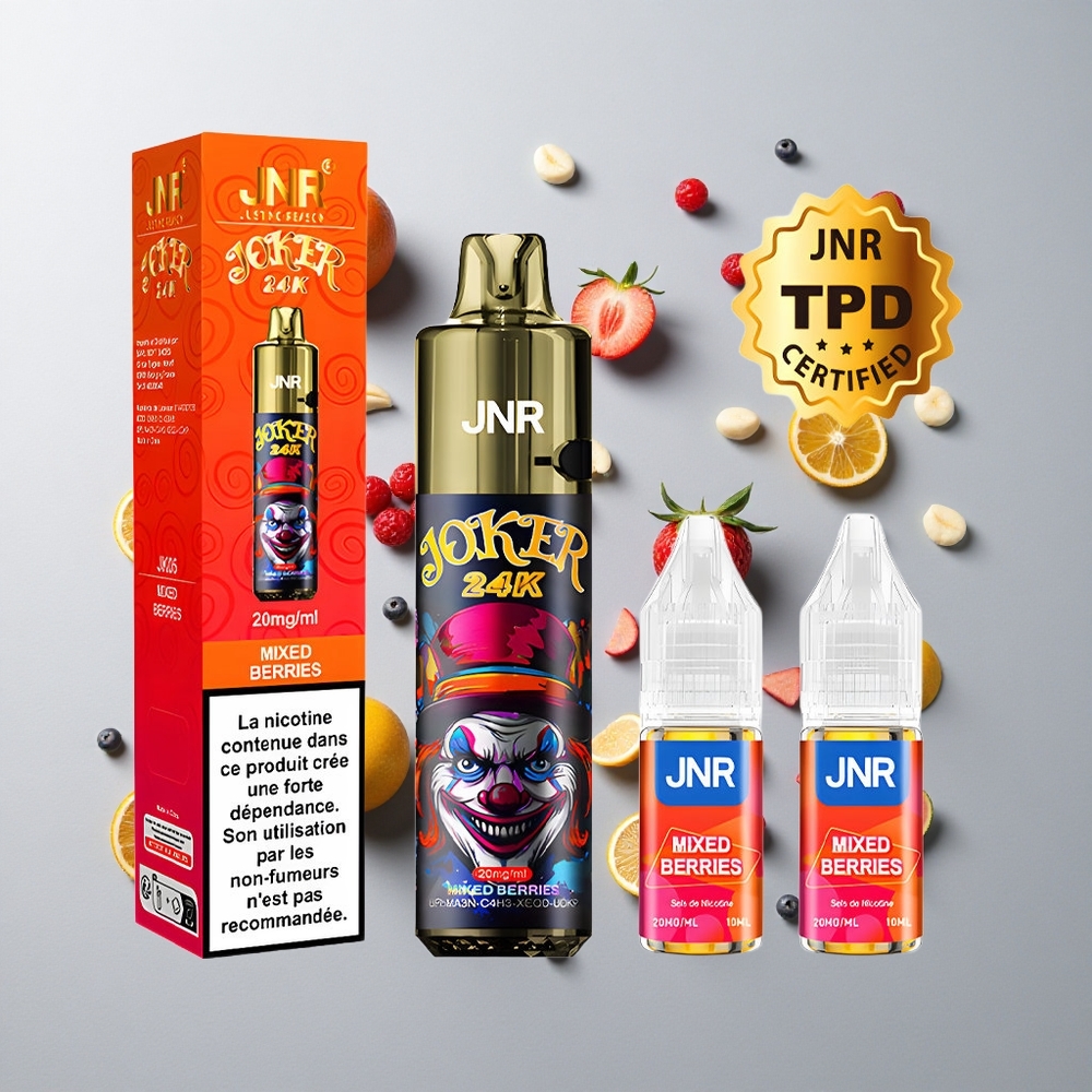 Bayas Mixtas JNR Joker 24000 Caladas Recargable con Batería 800mAh