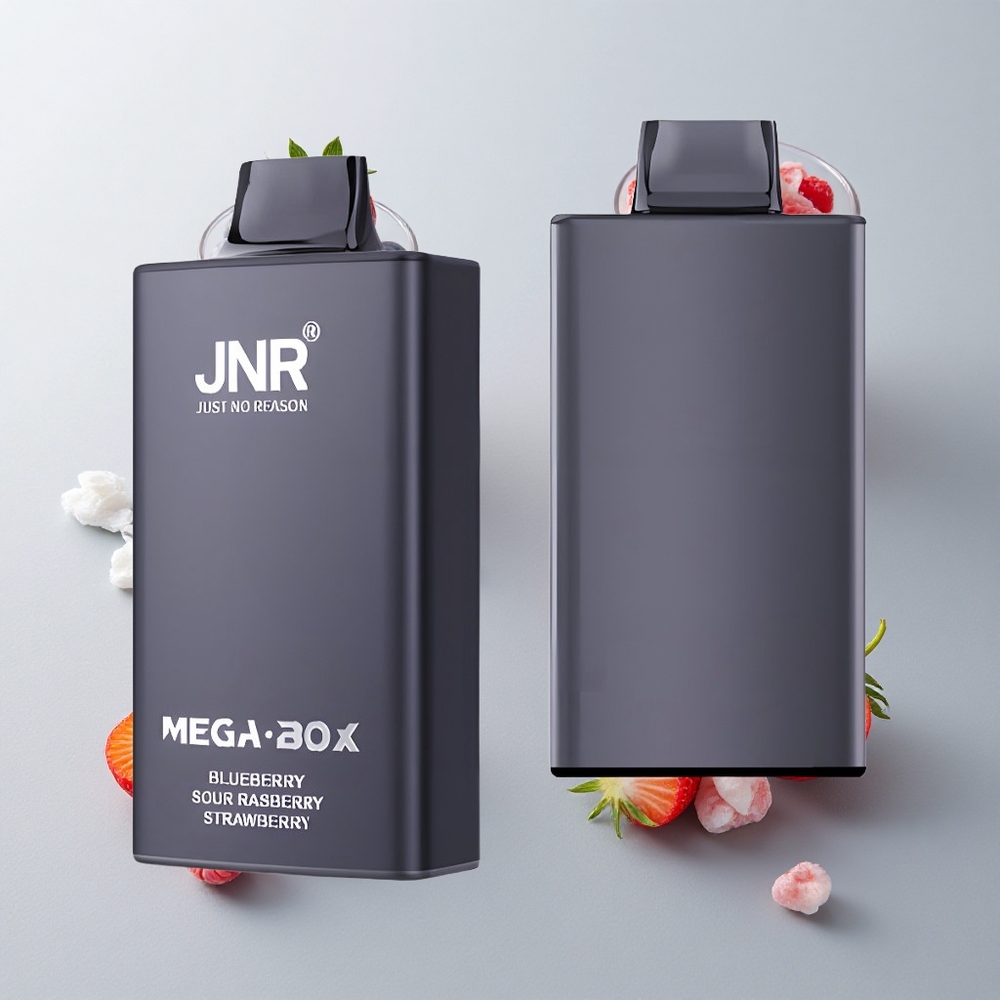 Arándano Agrio Frambuesa Fresa JNR Mega Box 25000 Caladas 30ml Capacidad