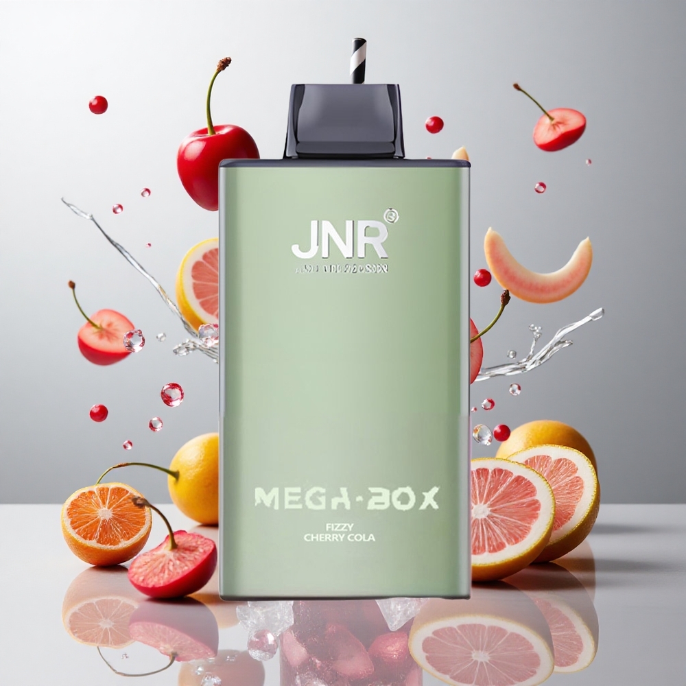 Cereza Cola Fizzy JNR Mega Box 25000 Caladas Capacidad de 30ml