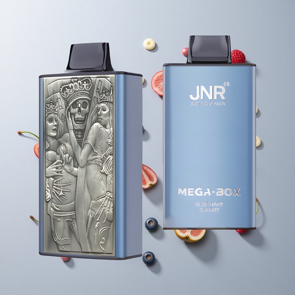 Frambuesa Azul Cereza JNR Mega Box 25000 Caladas Tipo-C Carga Rápida