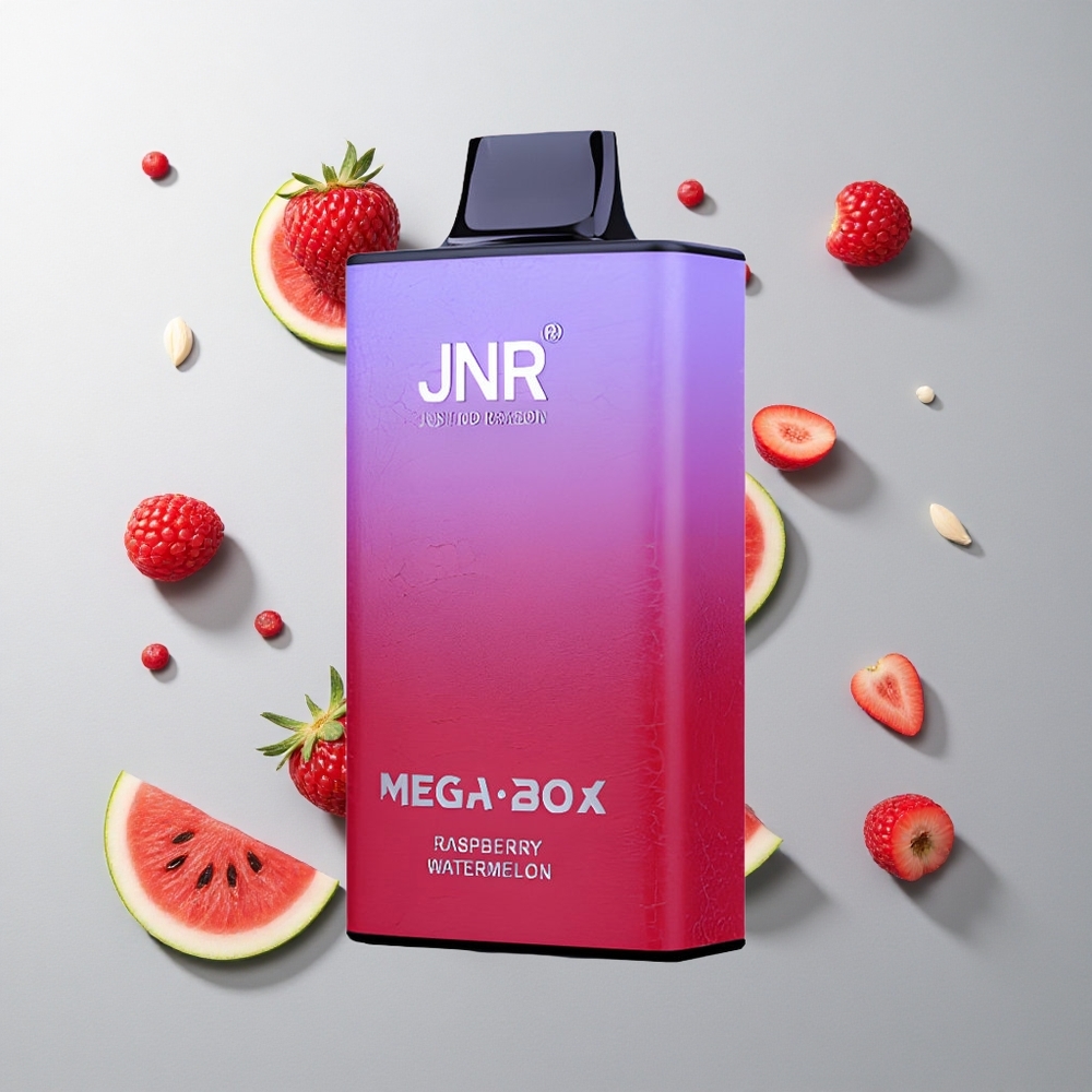 Frambuesa Sandía JNR Mega Box 25000 Caladas 30ml Capacidad de E-líquido
