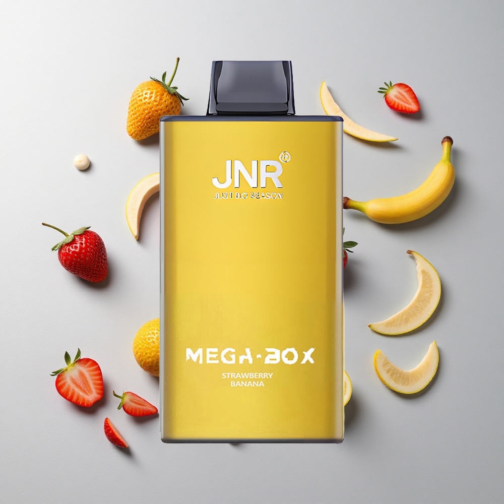 Fresa Plátano JNR Mega Box 25000 Caladas Capacidad de E-líquido 30ml